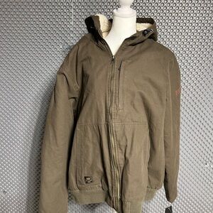 Skechers Men's Fleece lined hooded Jacket
Army Green Size XL $45 new with tags